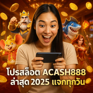 โปรสล็อต ACASH888 ล่าสุด 2025 แจกทุกวัน