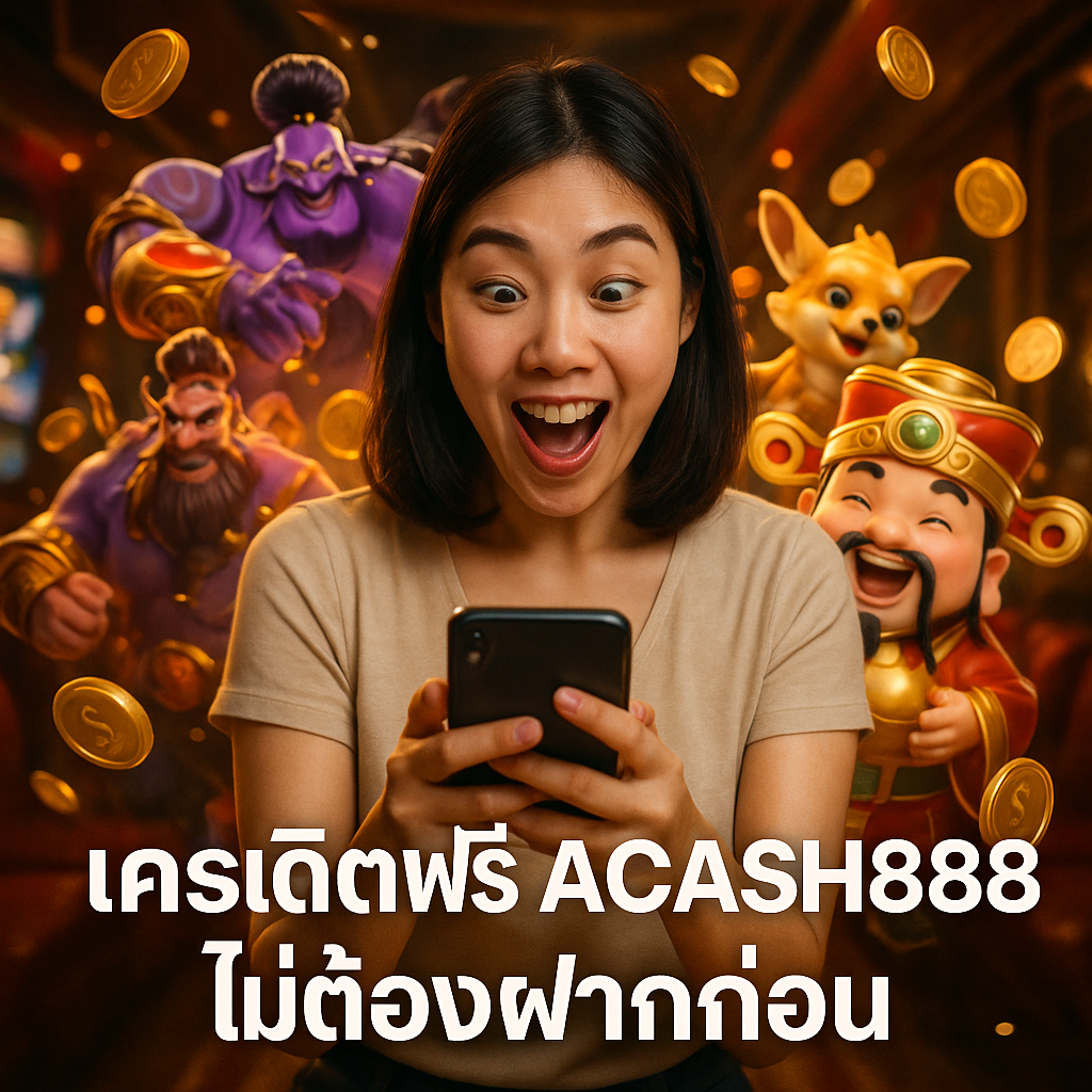 เครดิตฟรี ACASH888 ไม่ต้องฝากก่อน