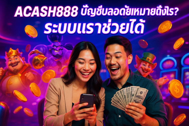 ACASH888 บัญชีปลอดภัยหมายถึงอะไร? ระบบเราช่วยได้